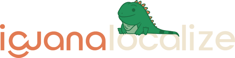 Iguana Localize logo, a Brazilian Portuguese game localization studio